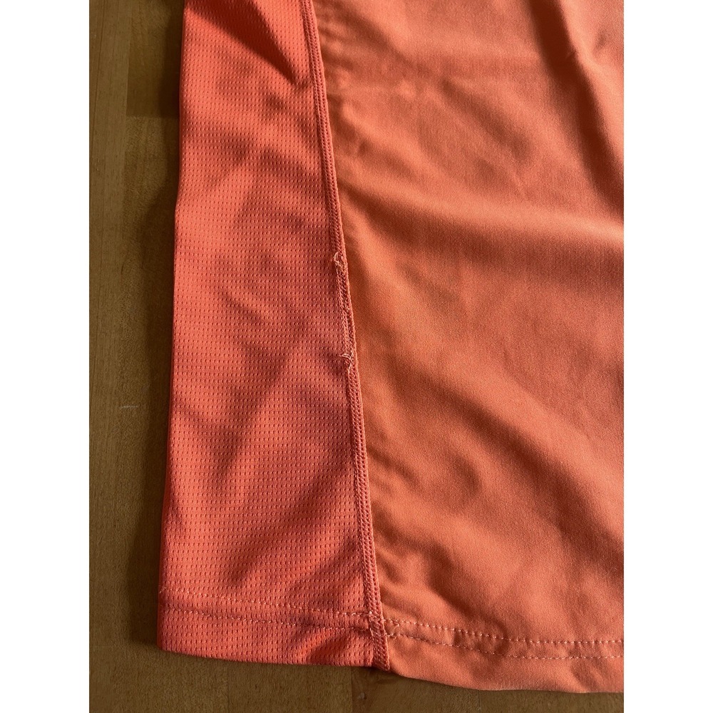 Nike Shirt Mens Sz M Orange Gray Dri-Fit Short Sleeve Crew Neck Gym T-Shirt Run - Picture 11 of 11
